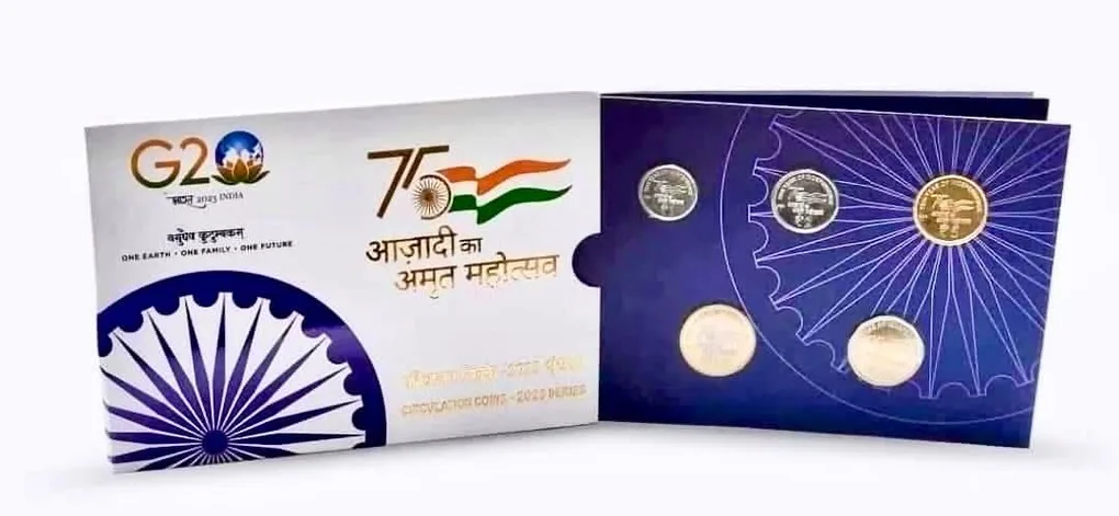 Rare Rare Rare G 20 Proof Coin Set Akam 2023 Year India Government Mint Mumbai
