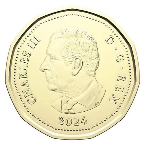 2024 Canada Dollar 1 Loonie L M Montgomery Colorised UNC Canada Mint Coin Unique and Rare