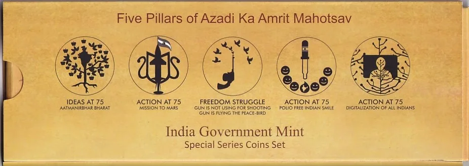 2022 AKAM Special Series Set of Kokata Mint Issued In 2023 Rare