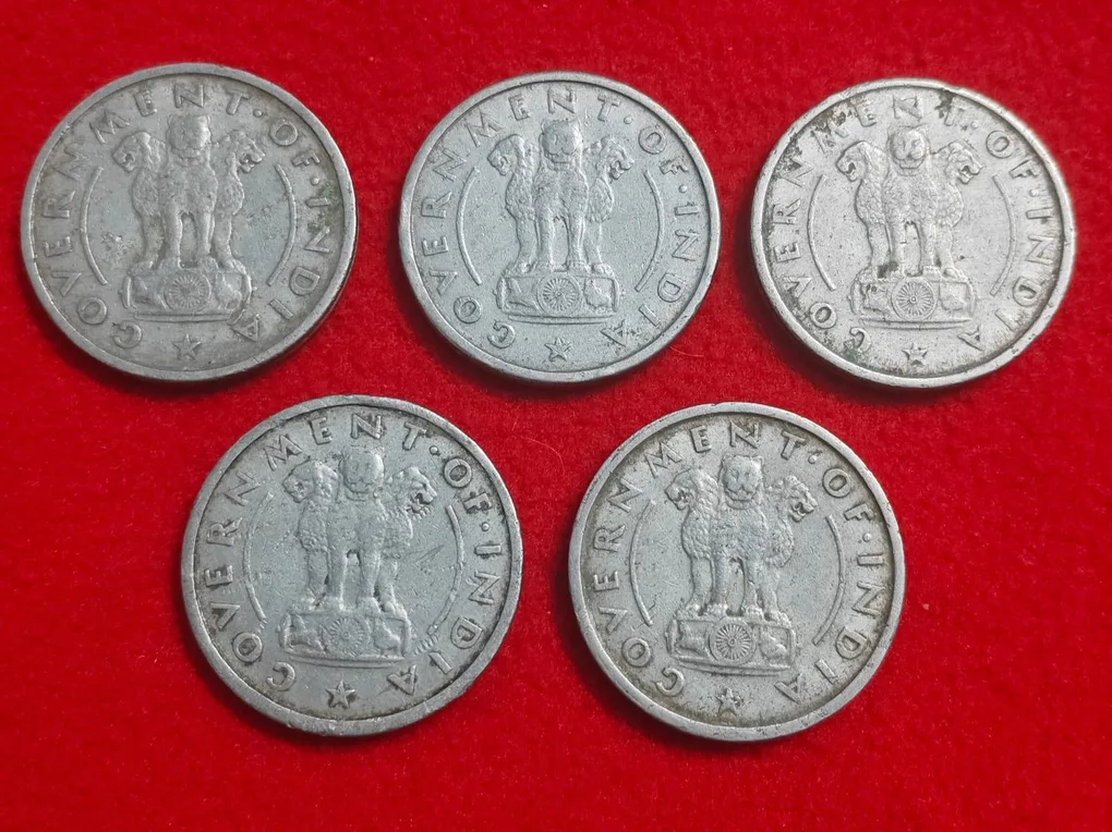 1 Rupee 1950 Coin Each Coin Price 1100