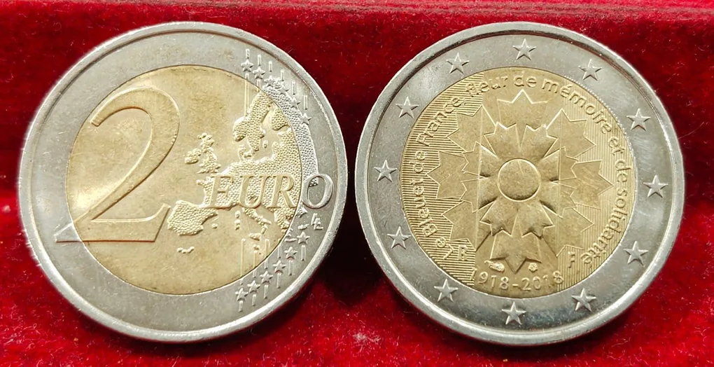 France 2 Euros 2018 - Bleuet de FranceRare Coin #E-317