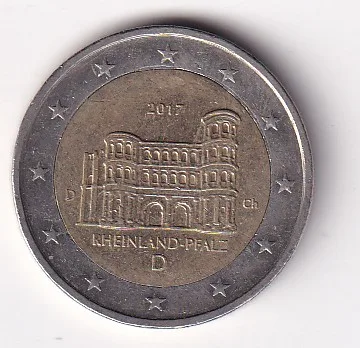 Germany 2 Euros (2017) Rare Bimetallic Commemorative Coin#E-342