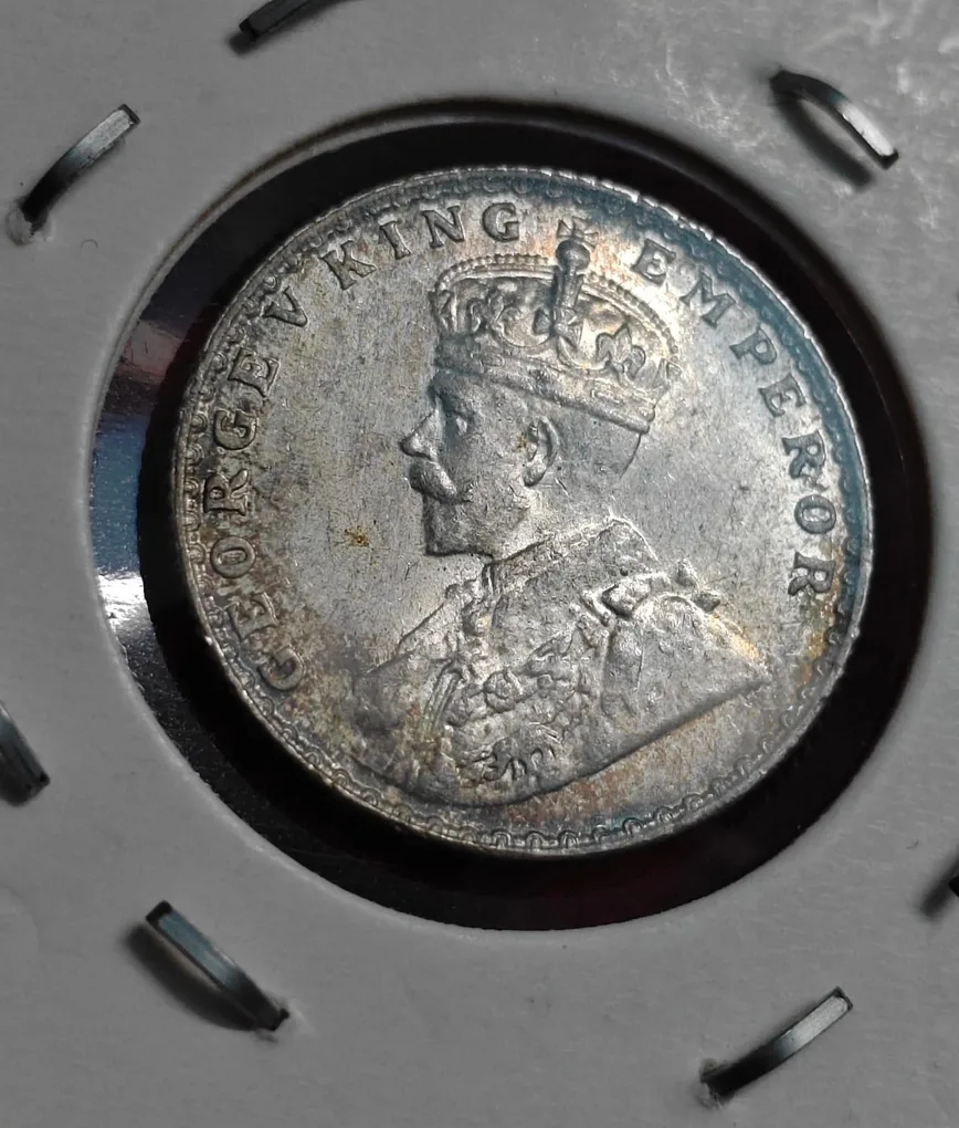 1/4 Rupee 1928 Bombay Mint Coin