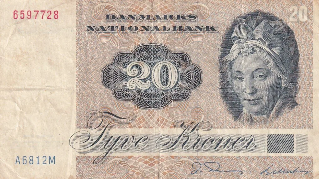 Denmark 20 Kroner Rare Note #B2