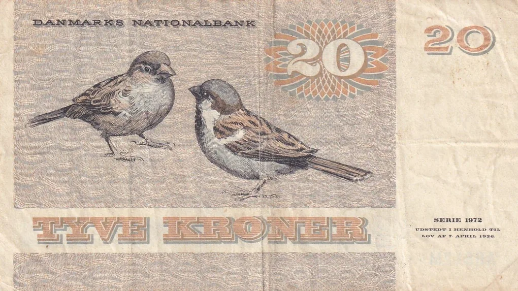 Denmark 20 Kroner Rare Note #B2
