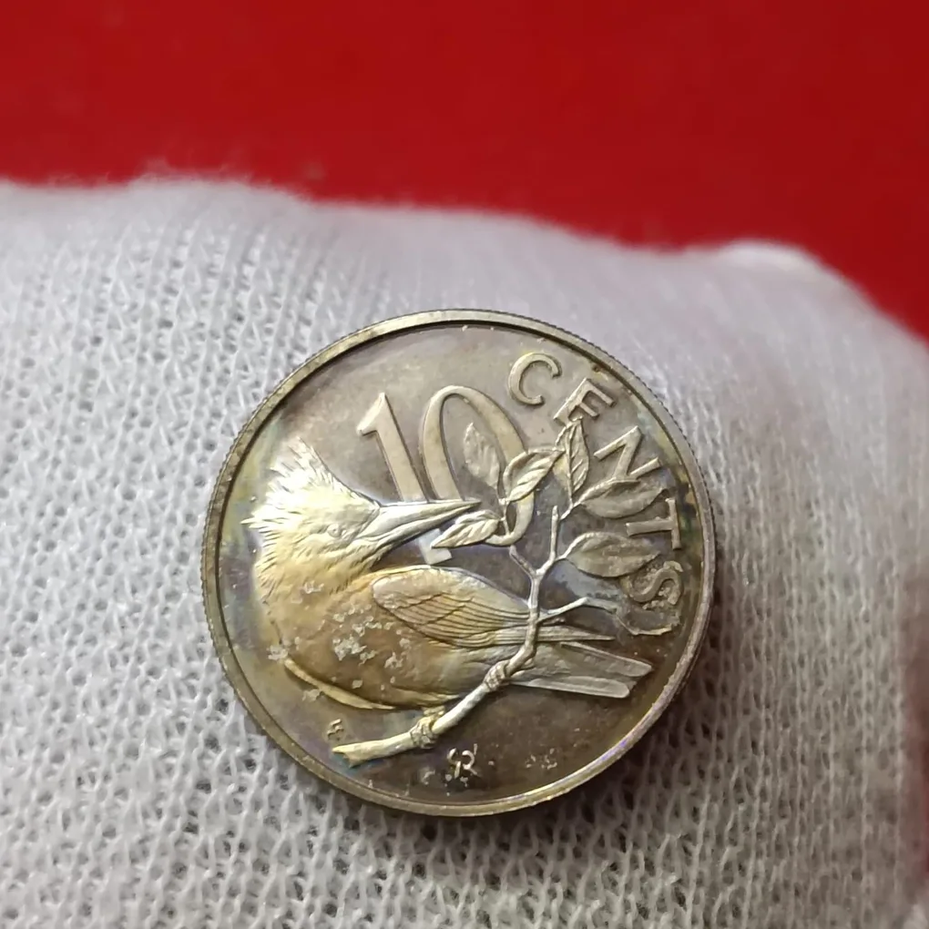 Elizabeth The Second Islands 10 Cents 1974 Proof Coin