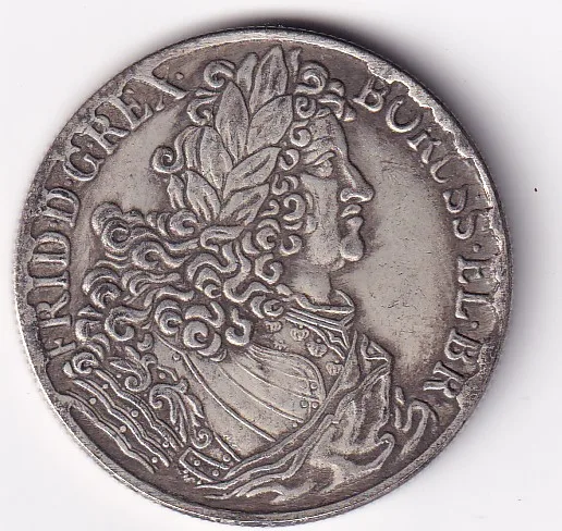 Germany › Prussia, 1 Thaler 1707 - Frederick I Rare Fantasy Tokan # #E-392