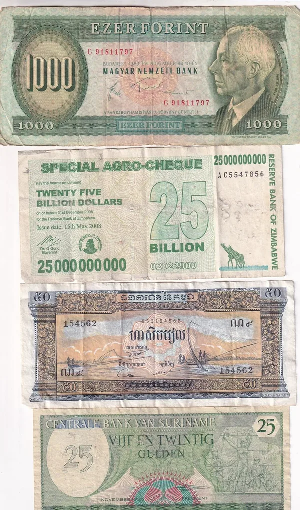 Different World Note Condition As Per Image (10 Pcs) Lott#*141
