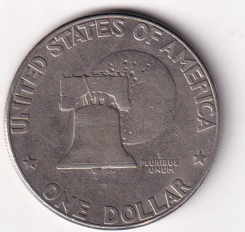 United States 1 Dollar "Eisenhower Dollar" 1976 Rare Coin #K-27