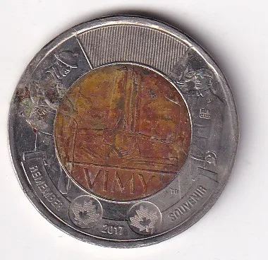 Canada 2 Dollars - Elizabeth II 2017 Rare Bimetallic Coin #K-96