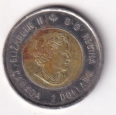 Canada 2 Dollars - Elizabeth II 2017 Rare Bimetallic Coin #K-96