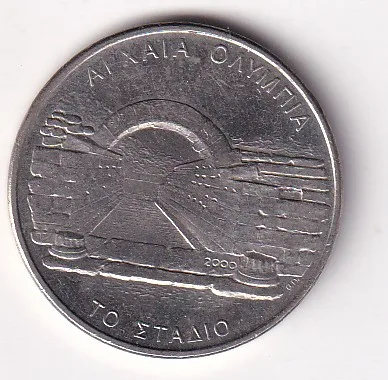 Greece 500 Drachmes 2000 Olympic gold Rare Commemorative Medal #K-103