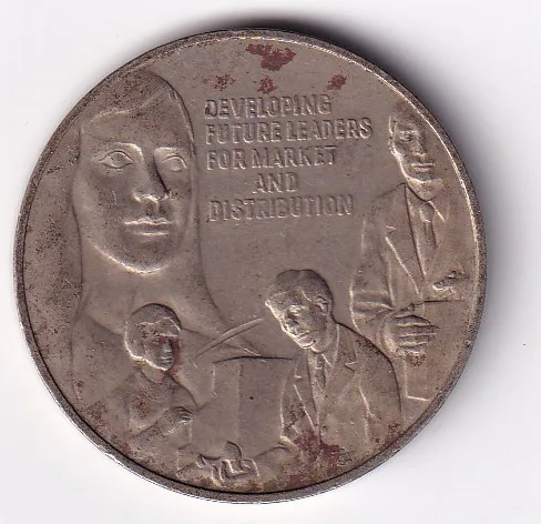 United States Medal - Developing Future Leaders For Market And distribution 25 Years 1971 Rare #K-86