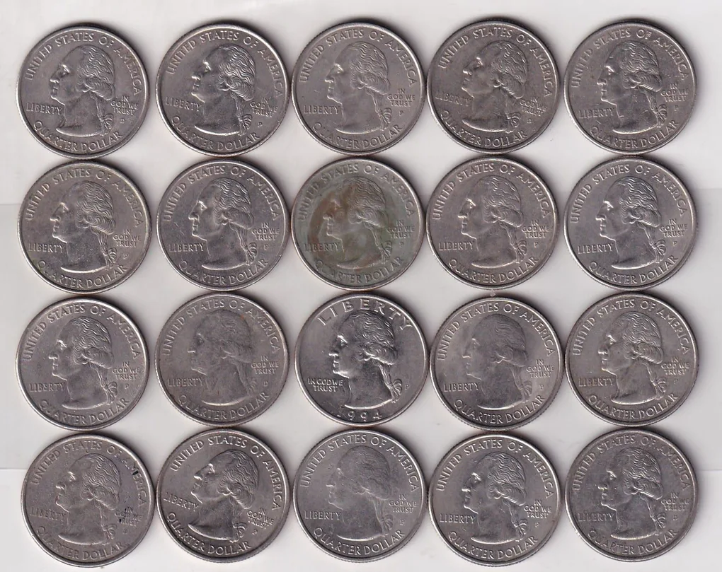 20 Different America Quarter Dollar Rare Commemorative (20 Coin) Set#K-122