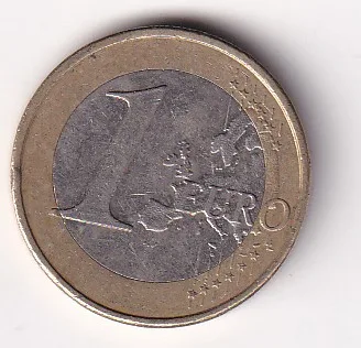 Slovenia 1 Euro 2007 (2nd map) Bimetallic Coin#k-133