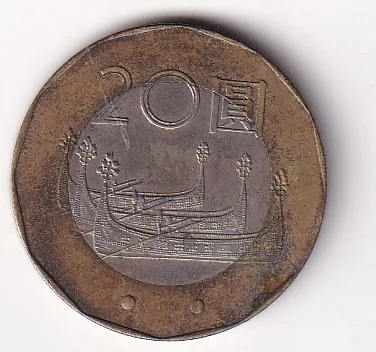 Taiwan 20 Dollars 2018 Bimetallic Coin#k-134
