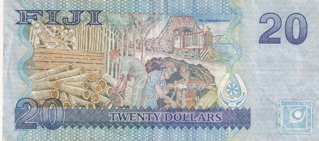 Fiji 20 Dollar Rare Note#B2