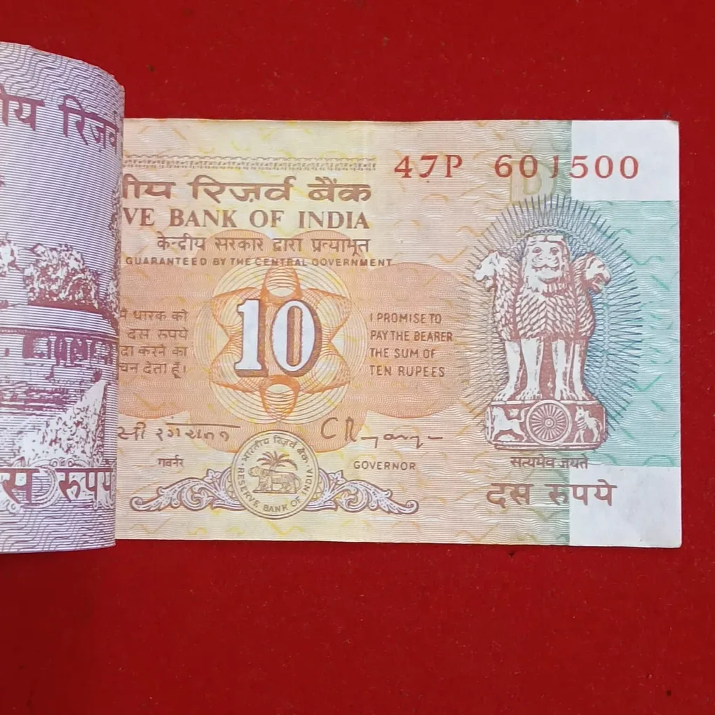 Ten Rs Shalimar Rare Full Bundle Governor C Rangarajan Reserve Bank of India 601401