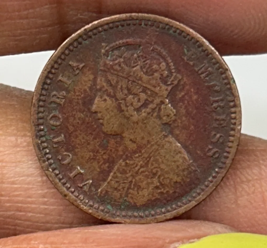 Indian Local and Princely states › Dhar, 1⁄12 Anna 1887 - Victoria [Anand Rao Pawar III] Rare Coin #C-53