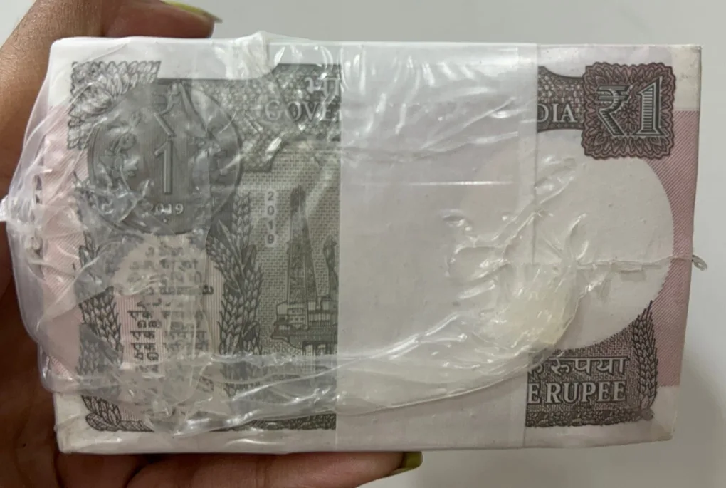 One Rupees 2019 Governor Subhash GARG Rare Sealed Pack RIM