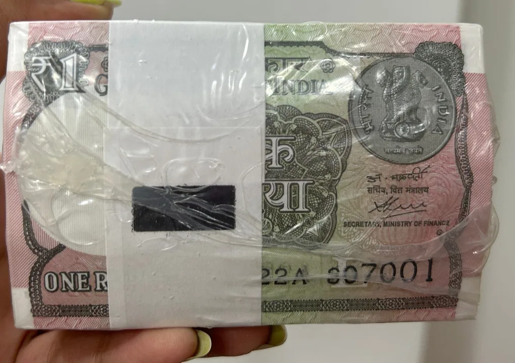 One Rupees 2020 Governor Atanu Chakraborty Rare Sealed Pack RIM