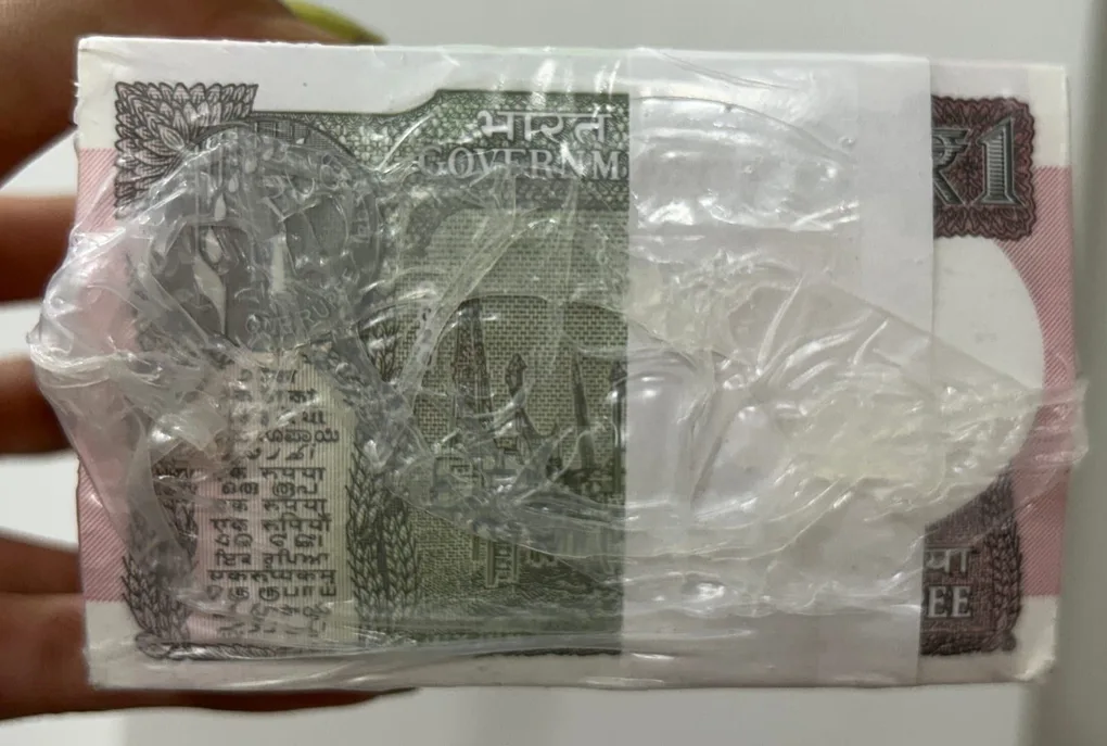 One Rupees 2020 Governor Atanu Chakraborty Rare Sealed Pack RIM