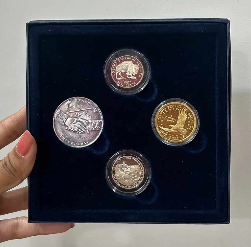 Westward Journey Nikle Series 2005 Coin and Medal Set Rare (4 Coin Set) United State Mint with BOX and Certificate