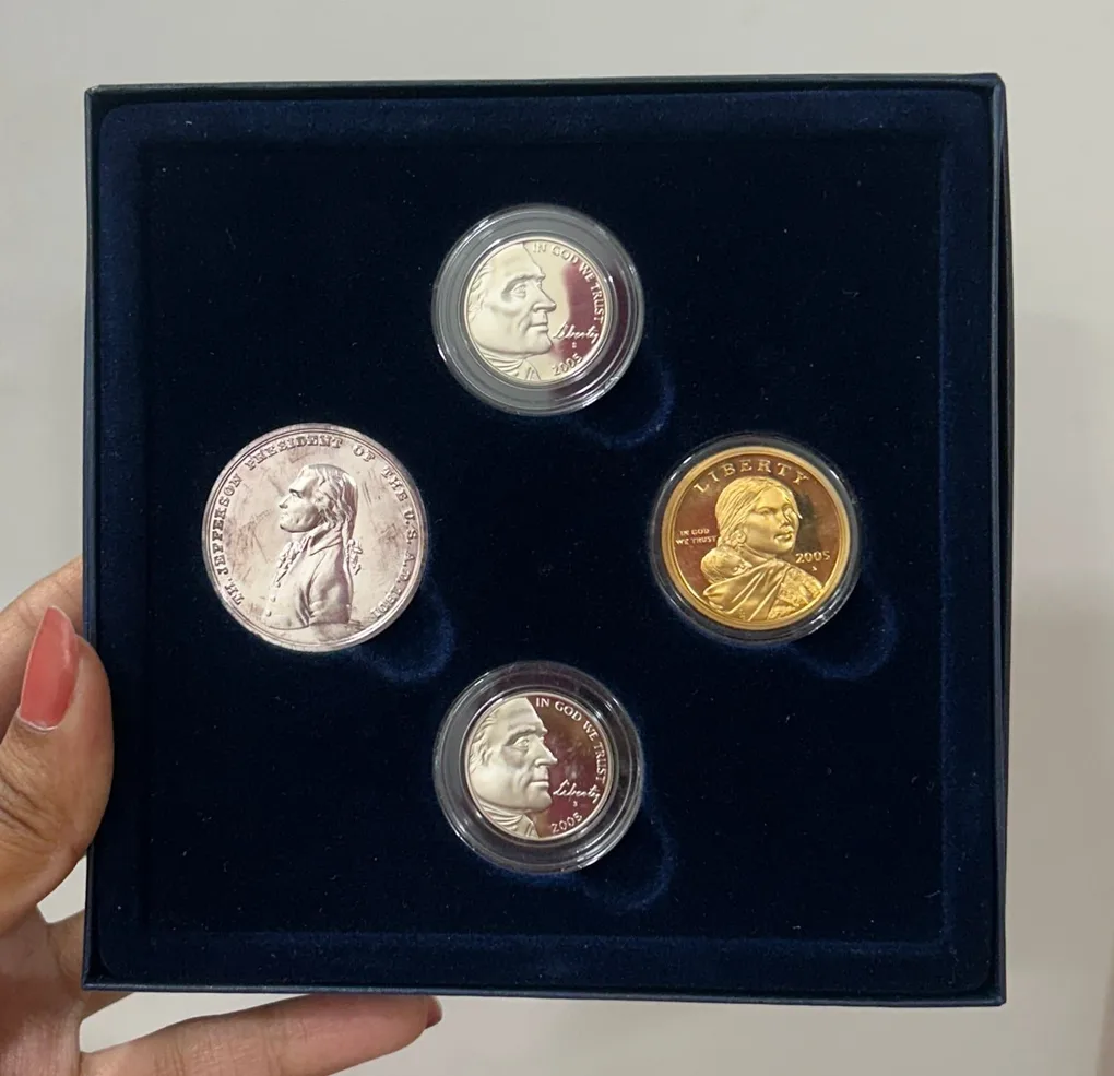 Westward Journey Nikle Series 2005 Coin and Medal Set Rare (4 Coin Set) United State Mint with BOX and Certificate