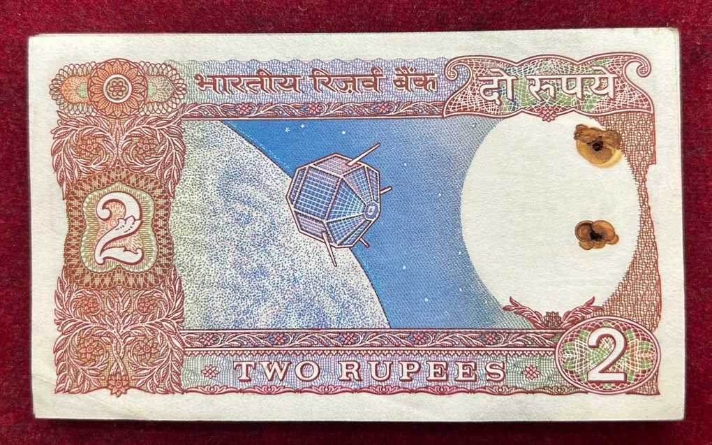 2 Rupees Satellite Governor S. Venkitraman Rare UNC (50 PCS) LOTT #*117