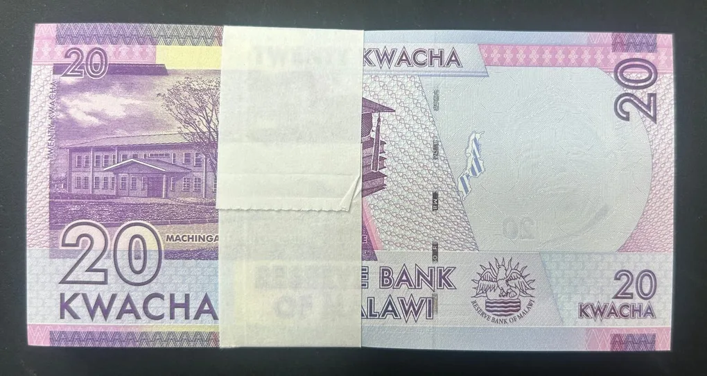 Malawi 20 Kwacha Rare GEM UNC Serial Packet with Fancy Number Ending 786
