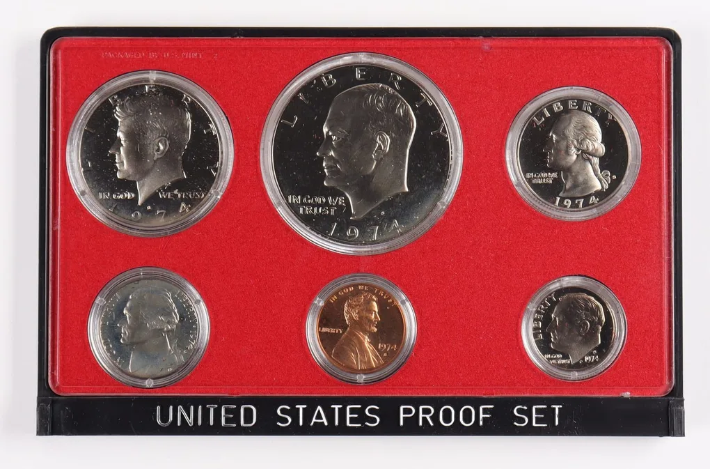 1974 United States Series Proof (6) Coins Set