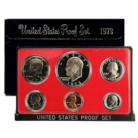 1973 United States Series Proof (6) Coins Set