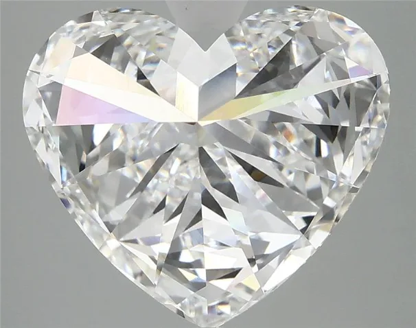 Rare 1 and a half Carat Heart Cut Shape Lab Grown Diamond Top White Color Excellent Quality Exceptional Collectible Unique and Rare
