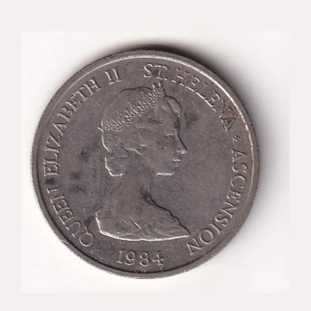 United Kingdom 5 Pence -1984 Elizabeth II Rare Coin#C-143