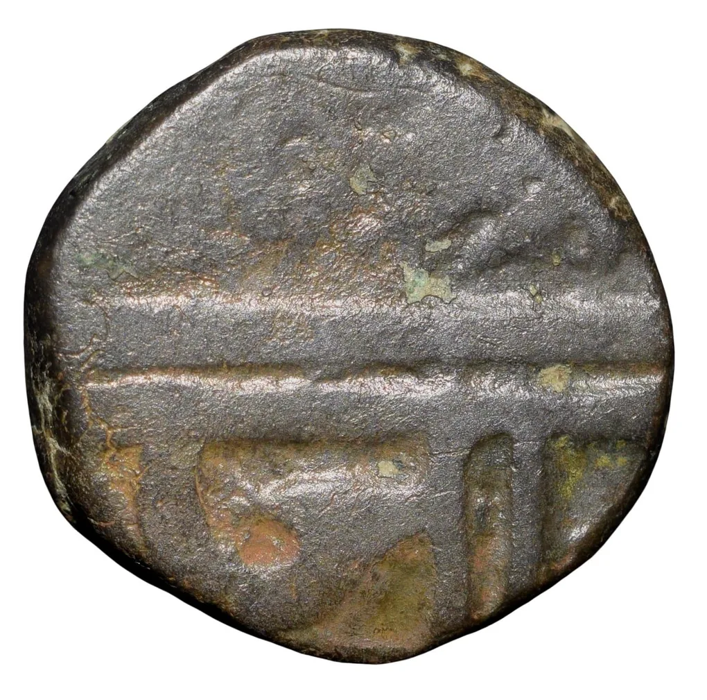 Copper Paisa of Chhatrapati series (17th Cen. AD) of Maratha Confederacy Scarce