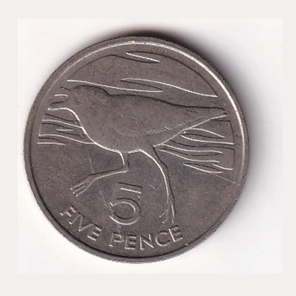 United Kingdom 5 Pence -1984 Elizabeth II Rare Coin#C-143