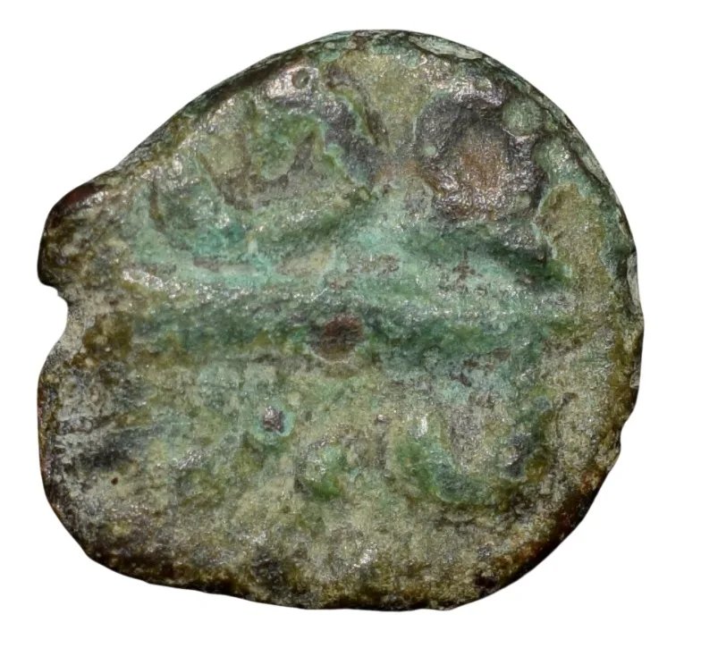 Copper 1/8 Falus of Mahmud Shah I(AD1436-69) of Malwa Sultanate M46 Ext.Rare