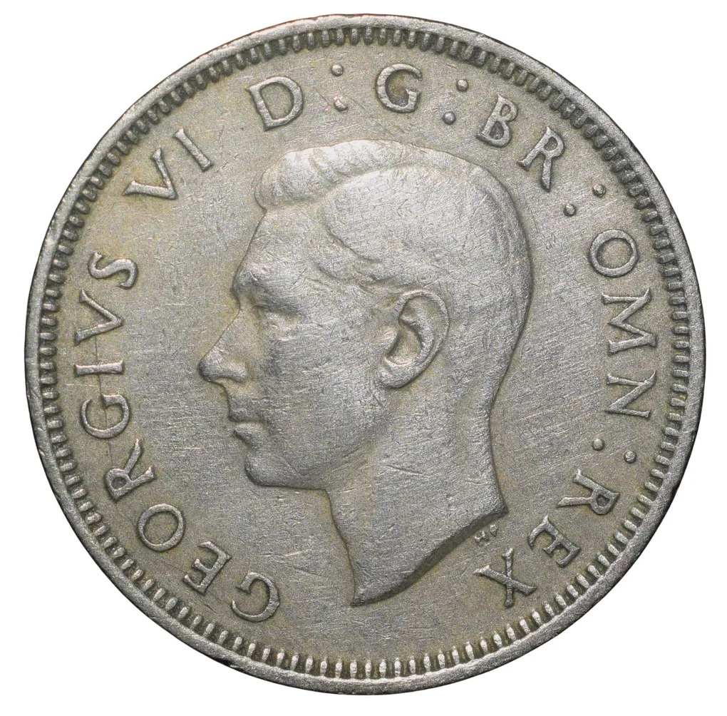 Copper-Nickel Shilling of George VI (AD 1951) from Great Brittain
