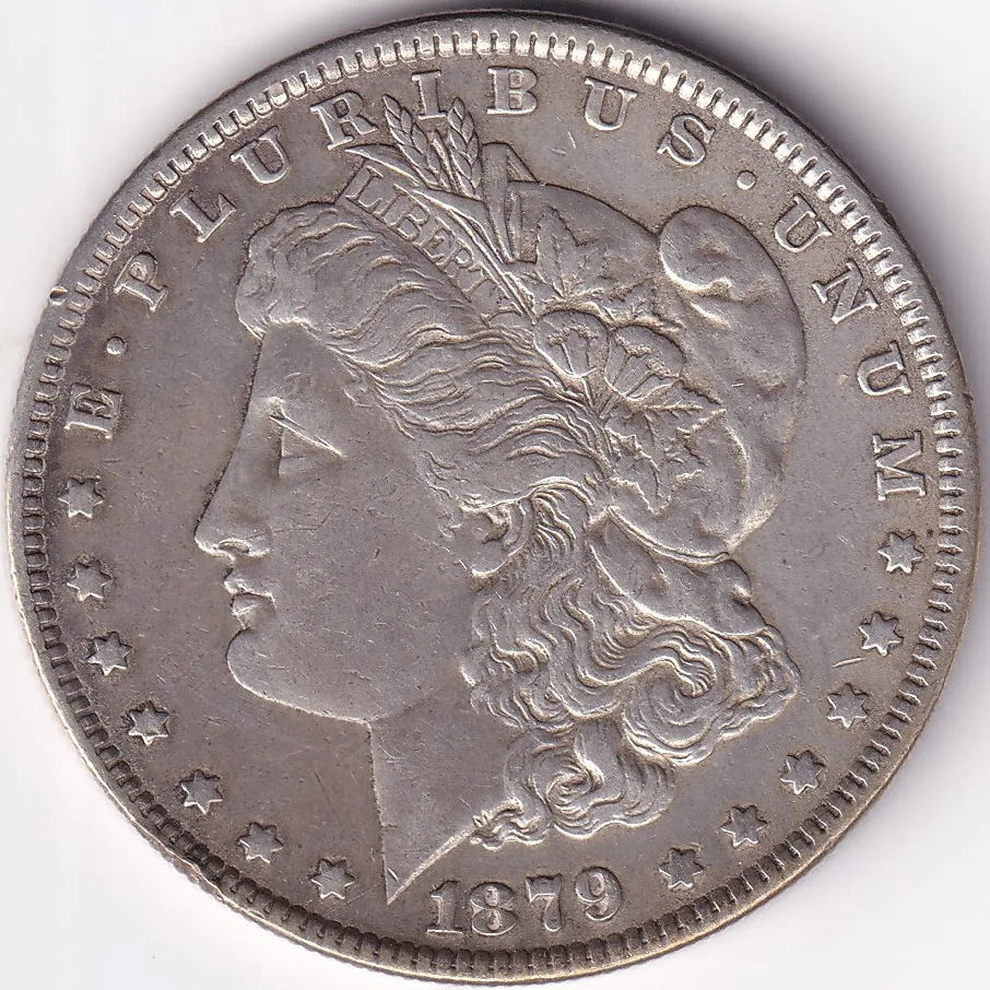 Morgan Silver Dollar 1879 United States 26.7 Grams Silver Coin Rare