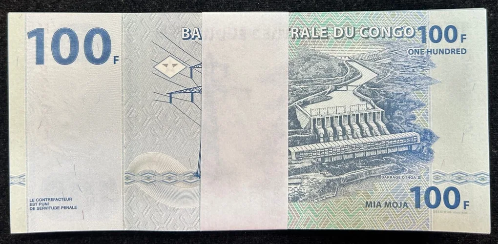 Congo 100 Francs Rare Gem 💎 UNC Serial Packet