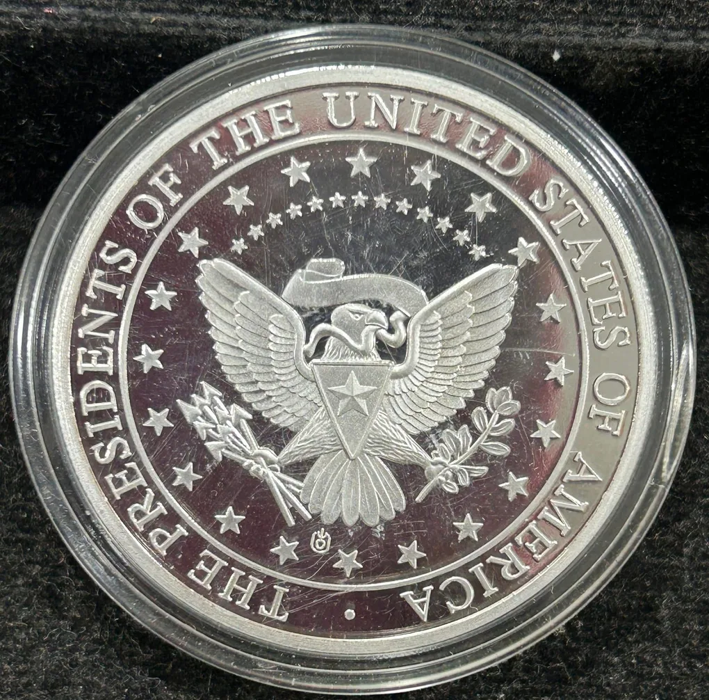 United States - The Presidents of the United States of America Barack Obama (2009-2013) Commemorative Unc Coin With Capsule#N-484