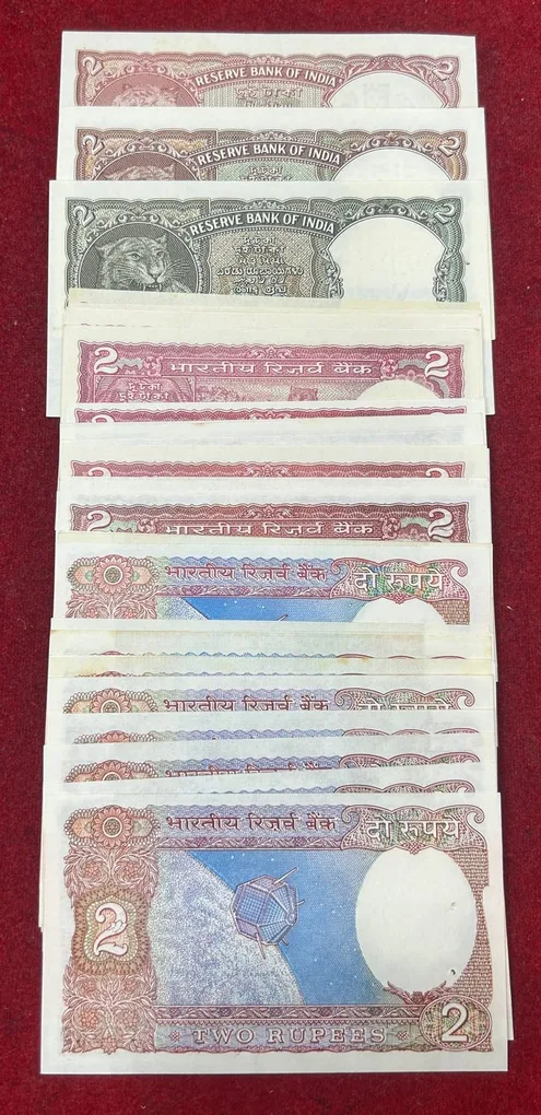 34 Note Signature 2 Rupees UNC Set (See Description) #A-1