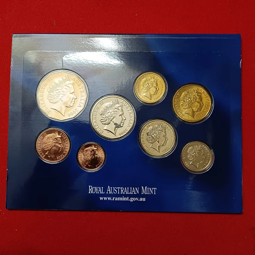 Ex Rare 40 Years Of Decimal Currency 2006 Year Proof Coin Set Royal Australian Mint Australian Government