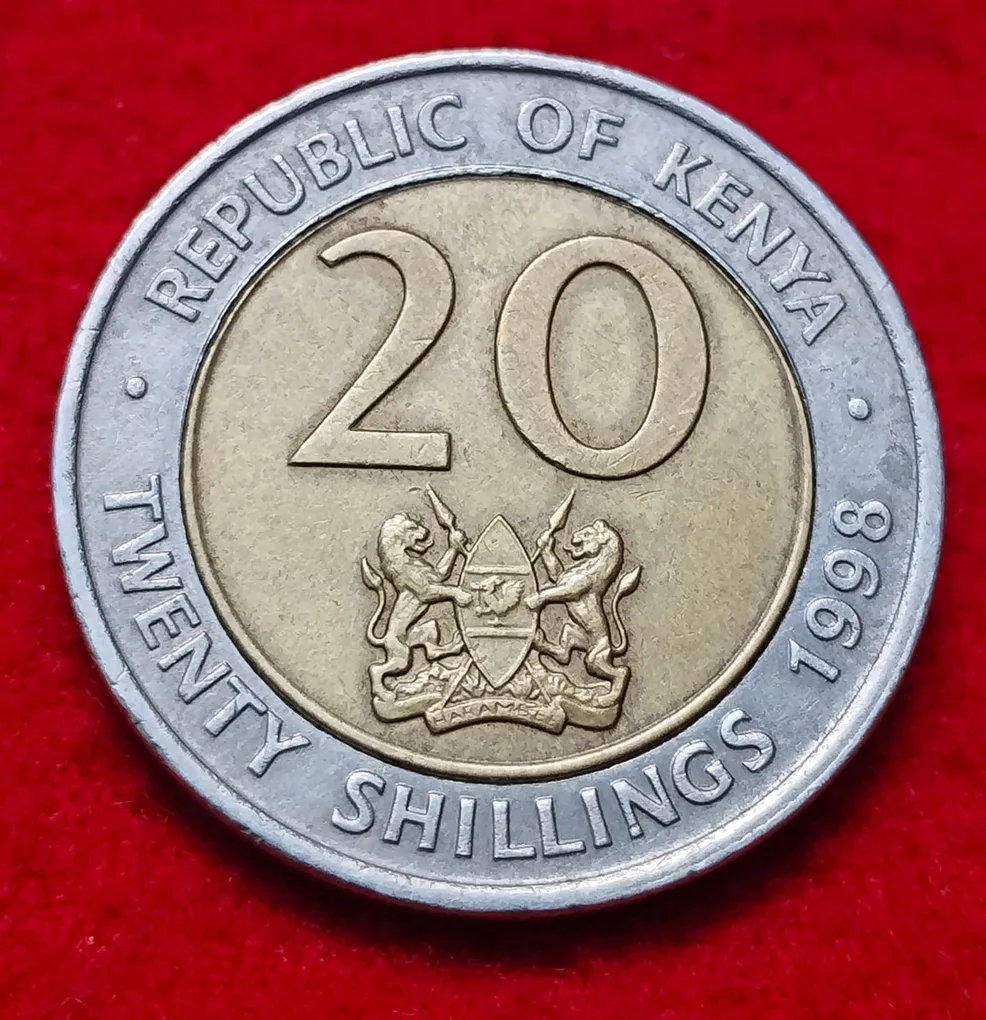 Kenya 20 Shilling 1998 Coin