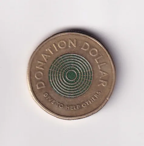 Australia 1 Dollar 2021 - Elizabeth II - Donation Dollar Commemorative issue Rare Colored Coin #S-19