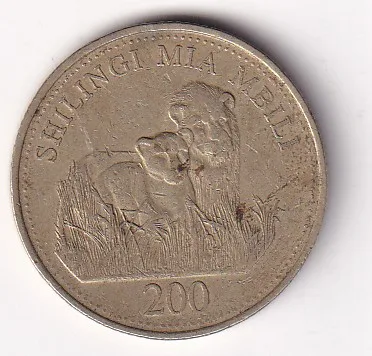 Tanzania 200 Shilingi 2014 Rare Coin#S-6