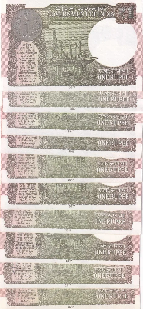1 Rupees 2017 Governor Shaktikant DAS Rare UNC Fancy Number Ending 786 Note ( Buyer WILL Receive Different Serial Number 1 Note)