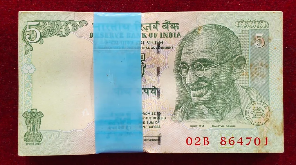 5 Rupees Gandhi Rare Serial Packet with Fancy Number Ending 786