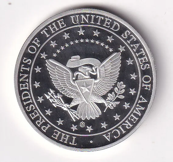 United States - The Presidents of the United States of America Barack Obama (2009-2013) Commemorative Unc Coin With Capsule#N-484