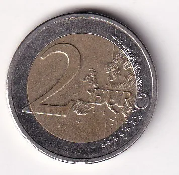 Malta 2 Euros (2nd map) 2015 Rare Bimetallic Coin #C-37